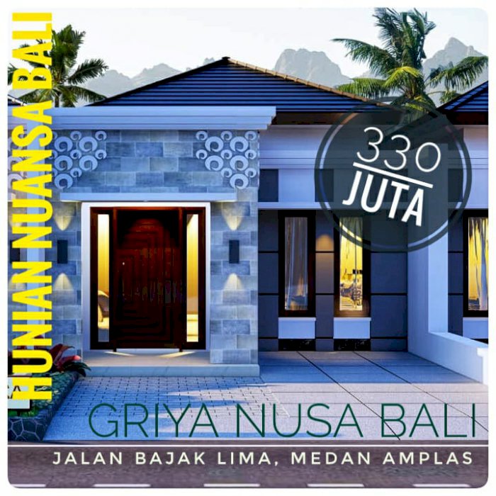 Promo masih murah! Rumah baru dalam komplk daerah SM Raja Medan amplas