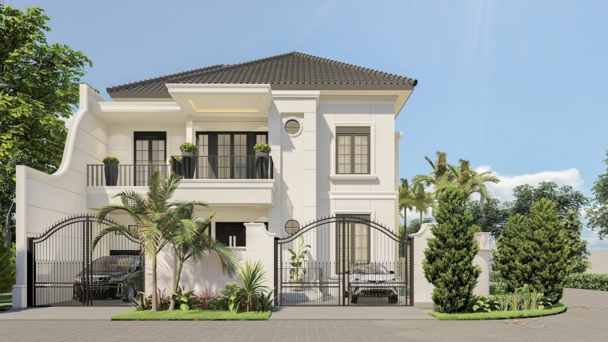 Rumah Eksklusif di Kota Surabaya dengan desain fresh dan baru