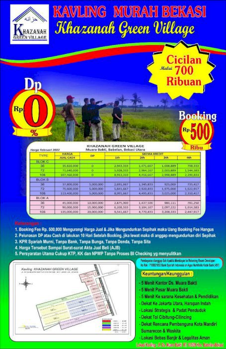 Kavling Strategis Termurah Di Bekasi