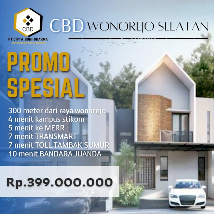 Rumah murah wonorejo selatan