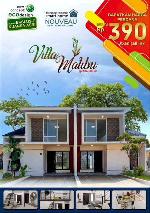 Villa malibu@ jakabaring hunian berkonsep mezanine