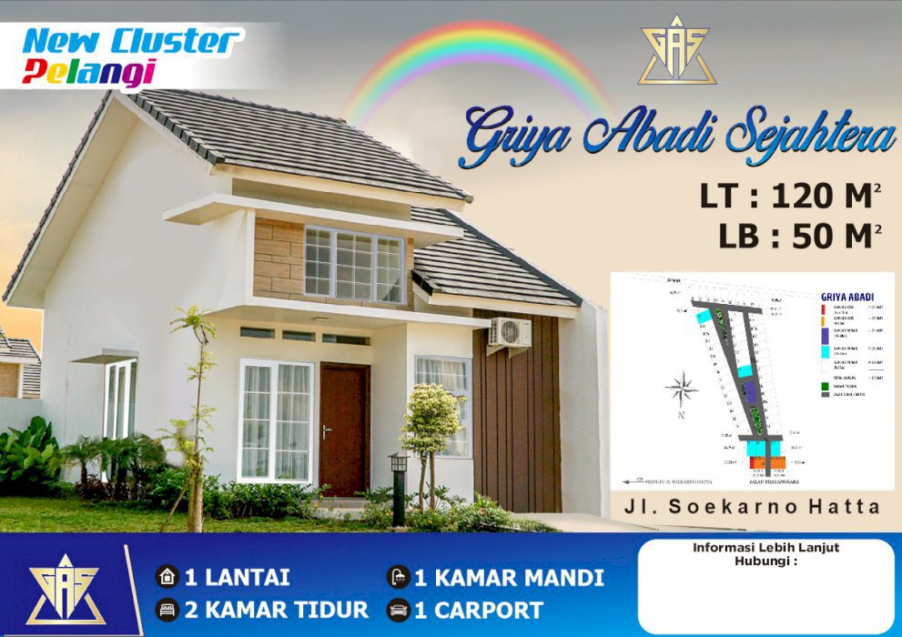 Rumah cluster lokasi soekarno hatta tanpa ribet bi cheking dan tanpa bank anda sudah bisa punya rumah
