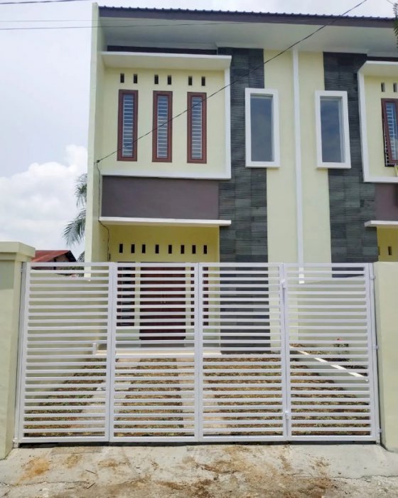 Rumah baru 2 lantai di jual murah di gaperta dekat tol helvetia