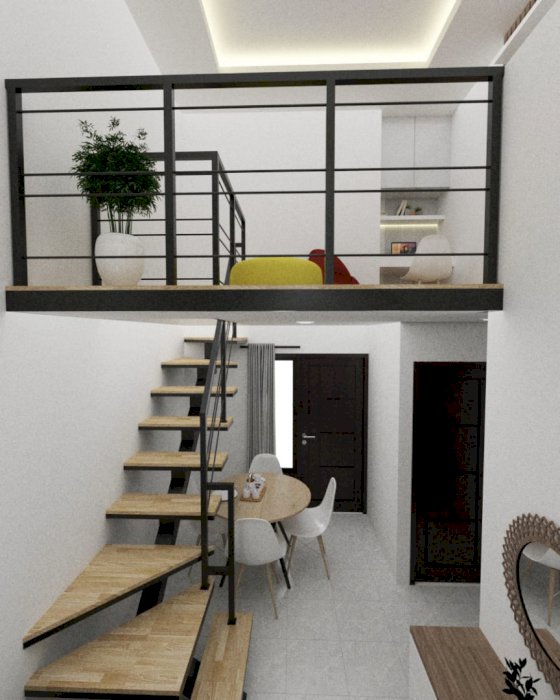 Hunian mewah yg berkonsep mezanine ad di jakabaring