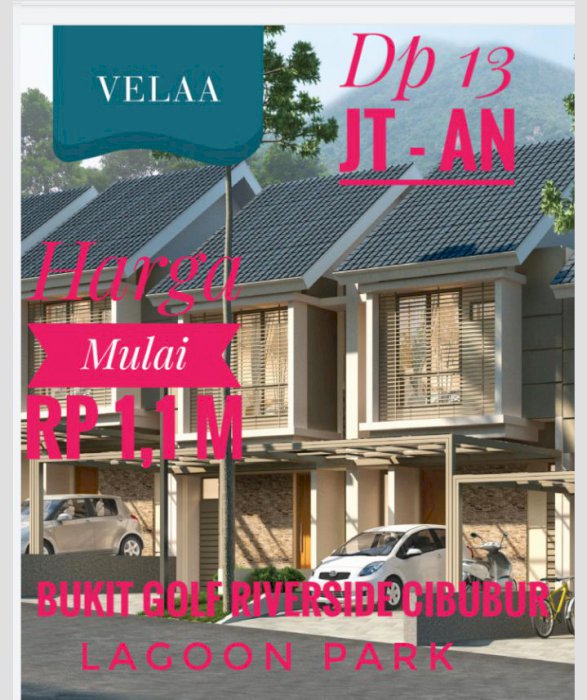 Cluster VELAA Bukit Golf Riverside Cibubur Lagoon Park