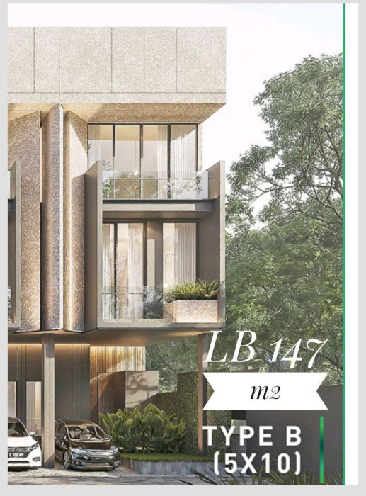 Town House Permata Hijau Mension Tipe B Kebayoran lama Jakarta Selatan