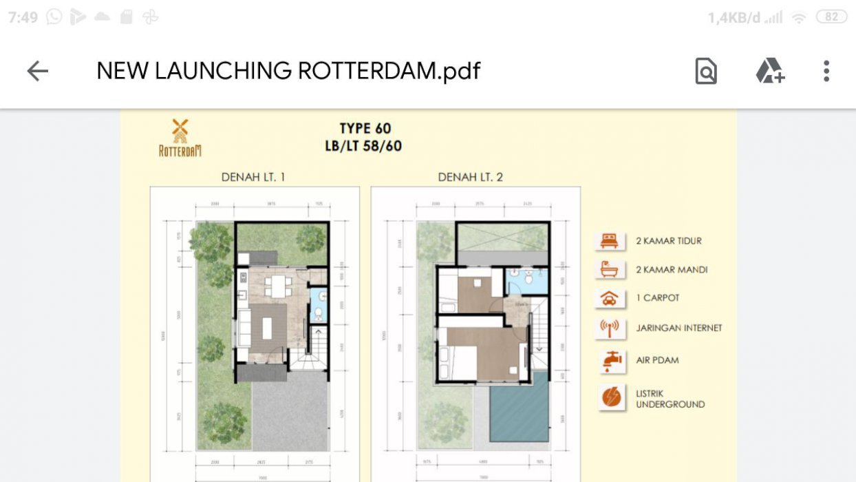 Rmh premium 2 lantai 30mny ke bandara Soeta