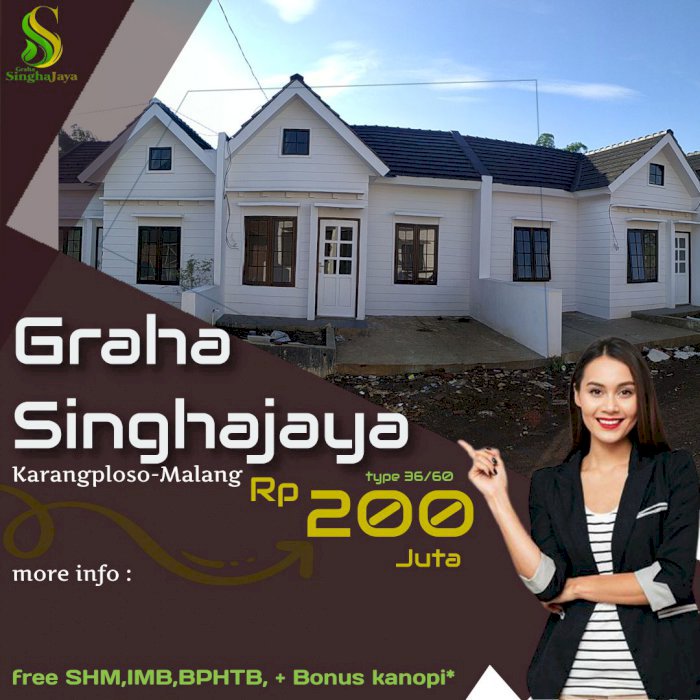 Rumah cantik Eropa klasik, 200JT BONUS KANOPI