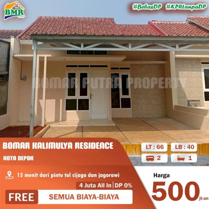 RUMAH SIAP HUNI TANPA DP ANGSURAN 3JTAN DIDEPOK