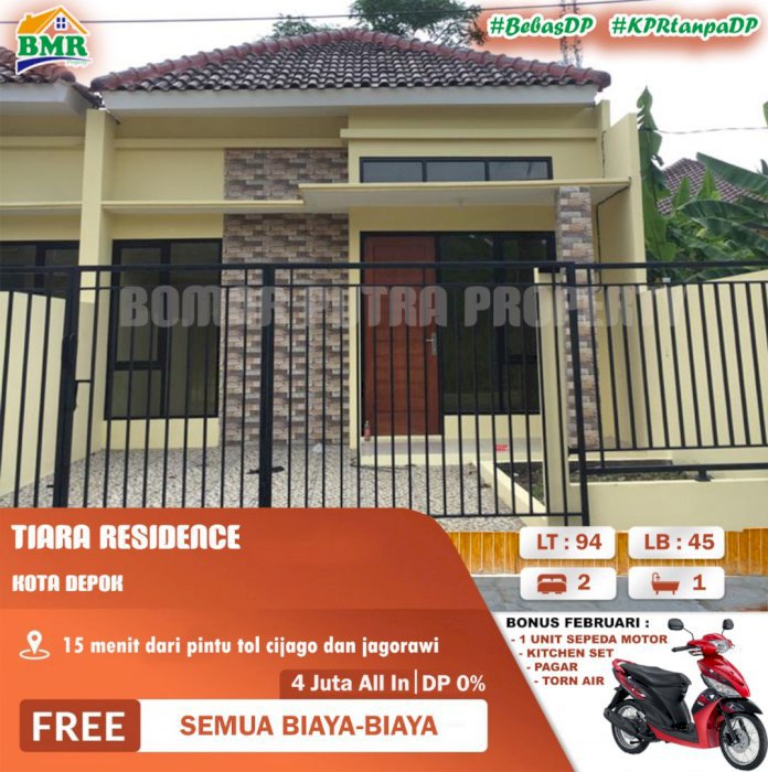 BAYAR 4JT DAPAT RUMAH DAN MOTOR BARU DIDEPOK