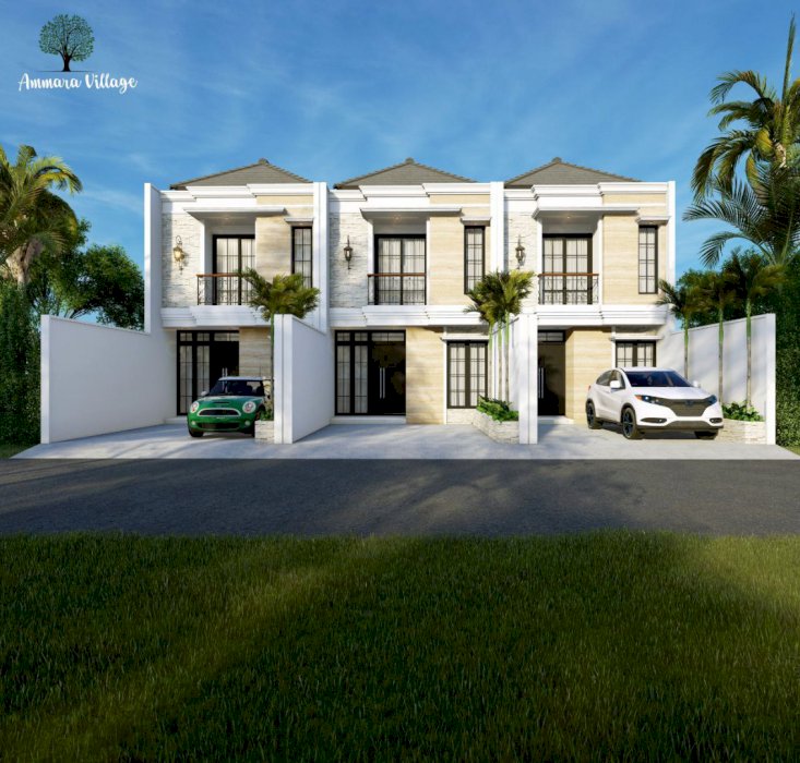 Rumah mewah 2 lantai free biaya kpr