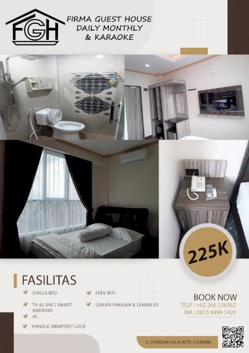 SEWA HOTEL MURAH FIRMA GUEST HOUSE, SUKABUMI JAWA BARAT