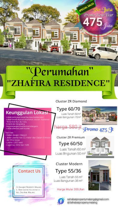 Rumah Elit Strategis Nol Jalan Dau