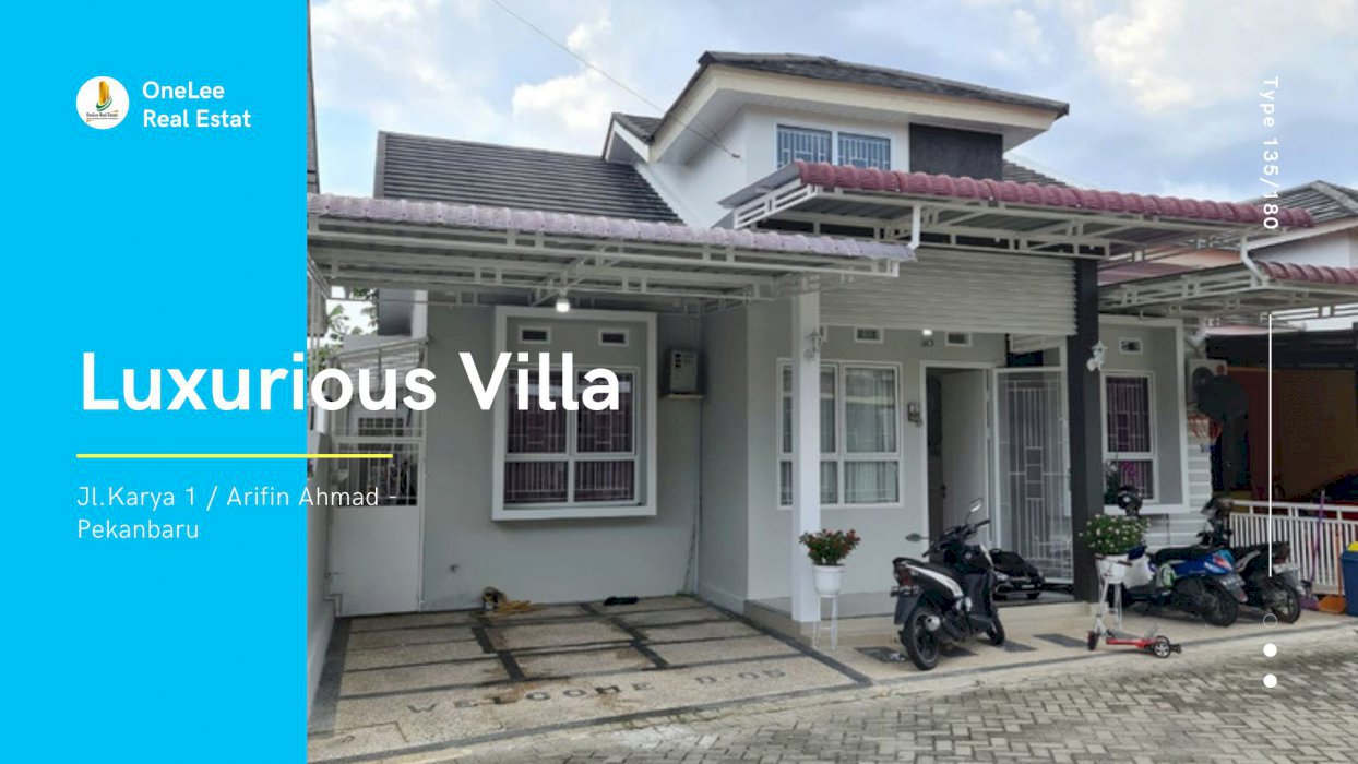 Miliki Hunian Full Furnish Lokasi Arifin Ahmad,Security 24 Jam