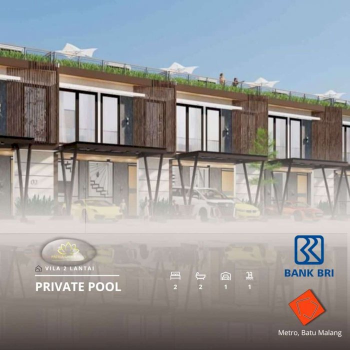 JUAL VILLA & RESORT PATRIA GREEN HILLS, BATU JAWA TIMUR