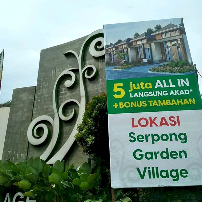 Rumah 5 jt all in dekat BSD Serpong