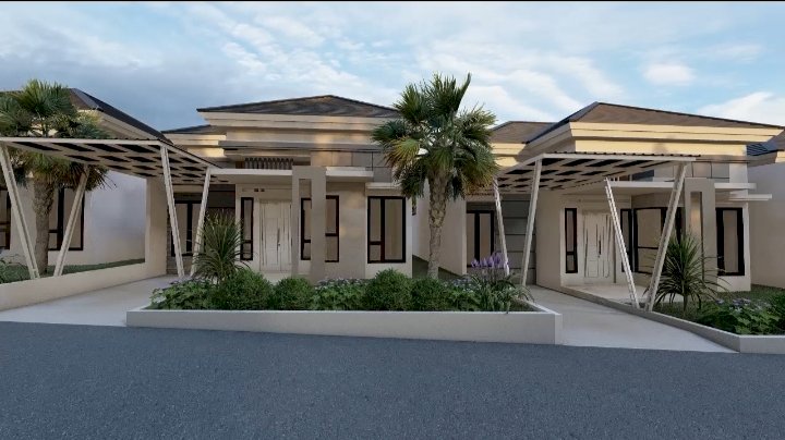 RUMAH CLUSTER DESIGN MINIMALIS DI JL.SOEKARNO HATTA PEKANBARU