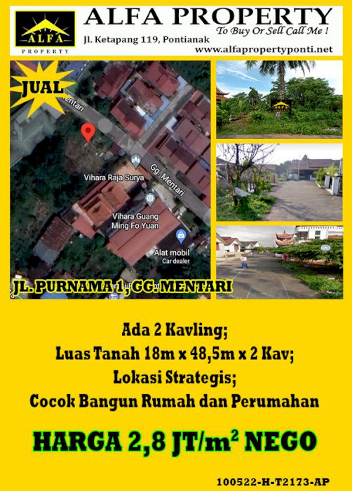 Tanah Gg Mentari, Pontianak, Kalimantan Barat