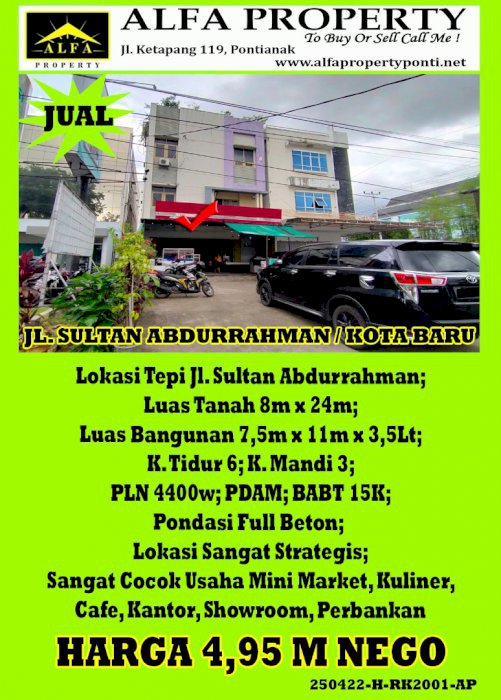 Ruko Sultan Abdurrahman Pontianak, Kalimantan Barat