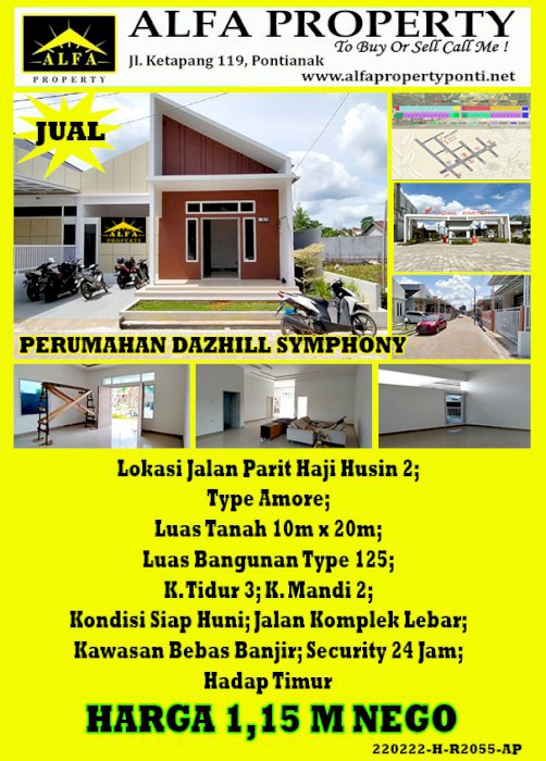 Rumah Dazhill Symphony Pontianak, Kalimantan Barat