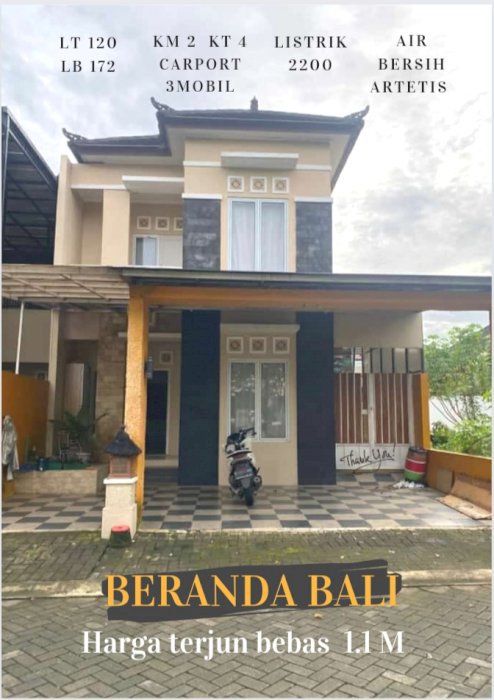 Turun harga rumah beranda bali bsb city semarang