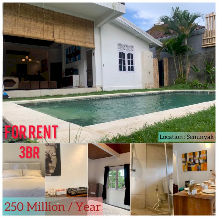 FOR RENT Villa 3BR badung