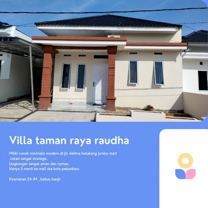 RUMAH TYPE 50 HANYA TINGGAL 6 UNIT LAGI DI KOMP DELIMA SRIKANDI PANAM
