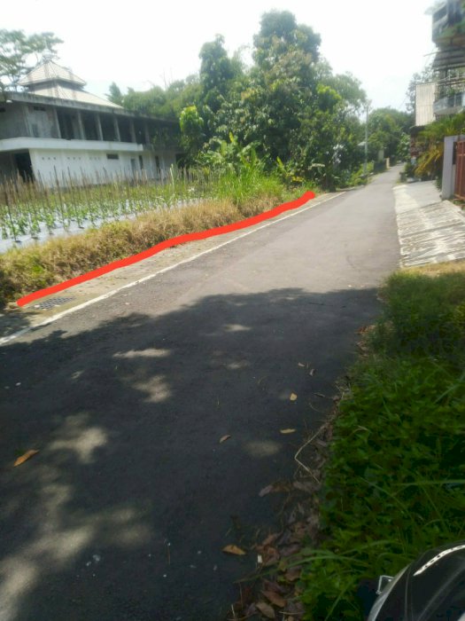 Dijual Tanah Sawah Mangku jln aspal Lokasi Jl Gito Gati Sleman