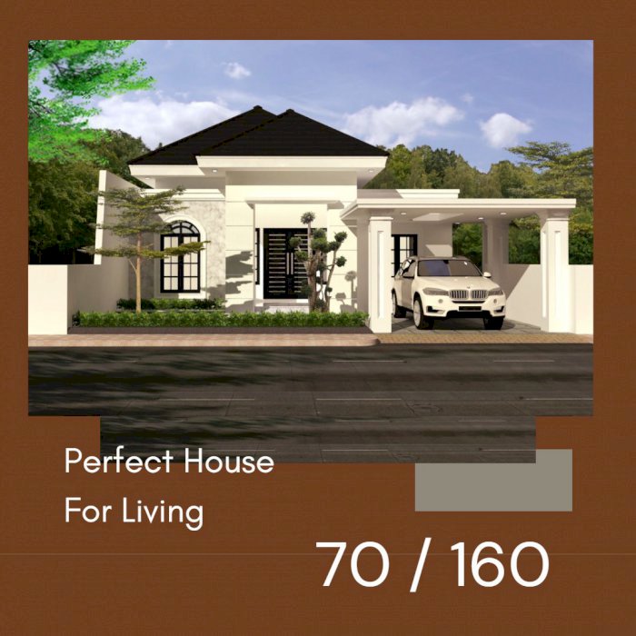 RUMAH MODREN DEKAT KE KAMPUS UNRI TYPE 70 TANAH 160 LOKASI STRATEGIS