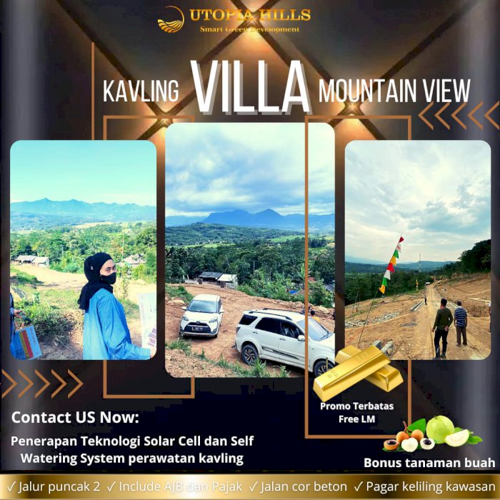 TANAH MURAH DI BOGOR Diskon 14jt + 10jt