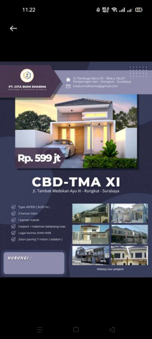 Rumah murah ukuran 5x20