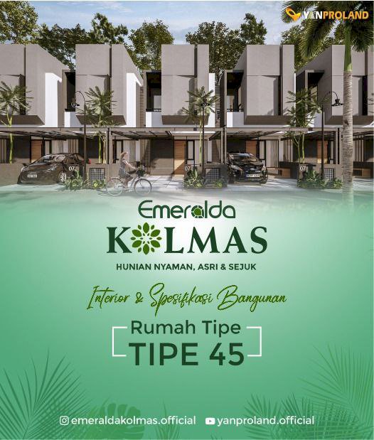Rumah Gaya Scandinavian Emeralda Kolmas Cimahi