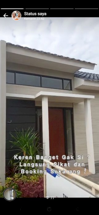 Rumah murah  tanpa dp dekat tol