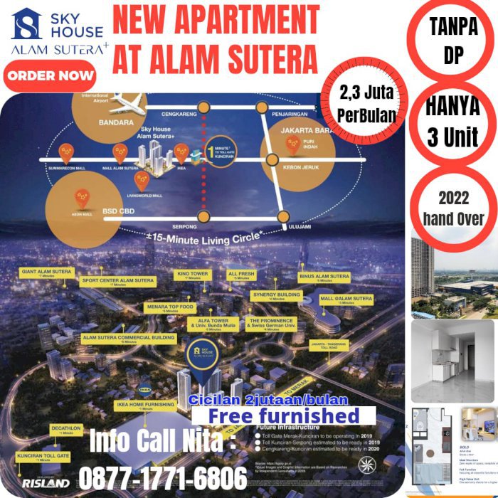 Miliki hunian apartemn di alam sutra