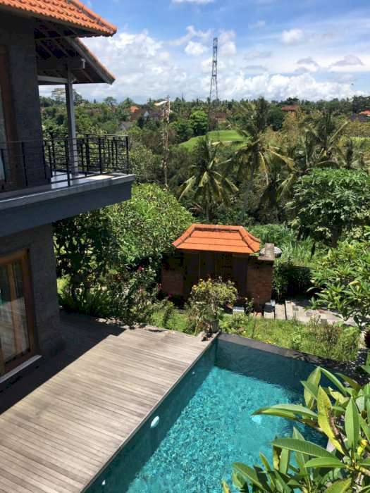 Villa area sentral Ubud Bali view sawah dan hutan * DapurNN 1 BUC