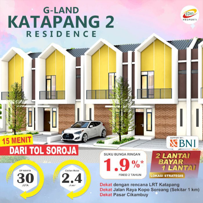 RUMAH CANTIK DI KATAPANG