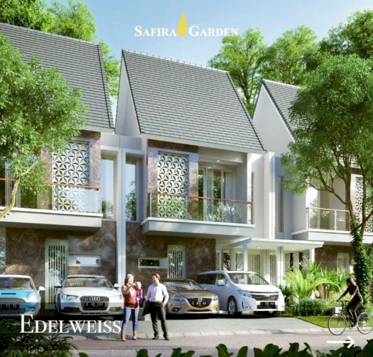 READY STOCK 3 UNIT SAJA â€œEDELWEISSâ€ SAFIRA GARDEN, PRIVATE POOL