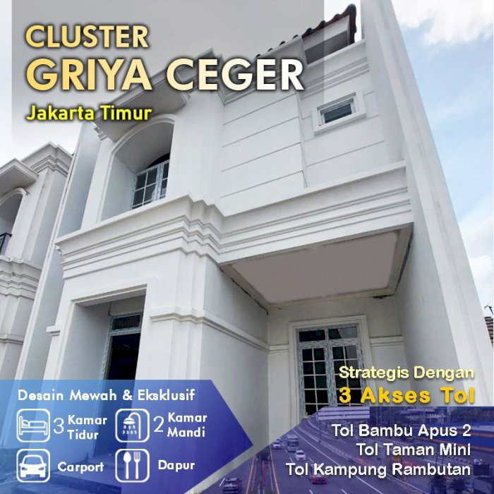 Cluster modern Griya Ceger Cipayung