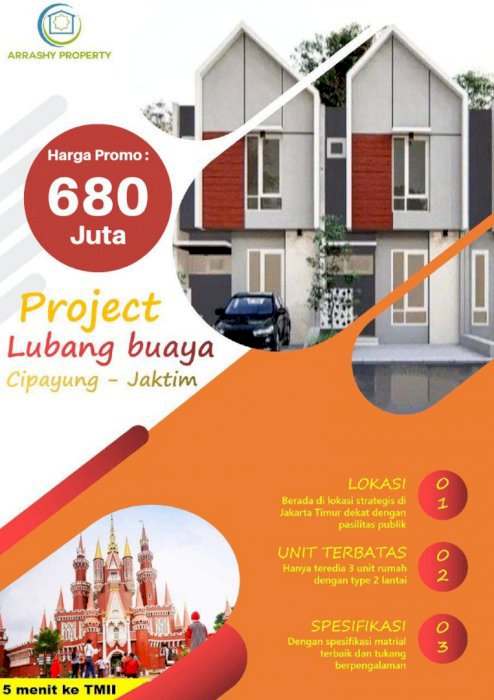 Town house lubang buaya Jakarta Timur