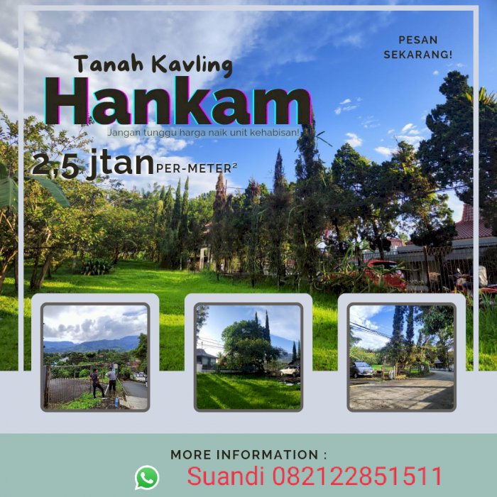 Jual tanah kavling siap bangun cisarua