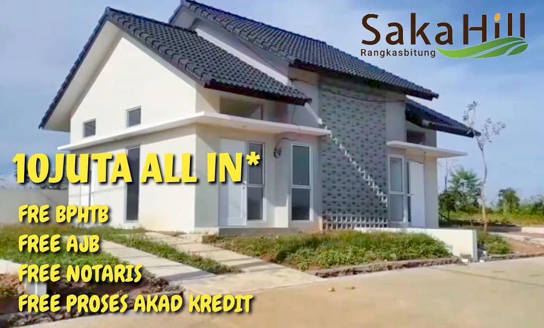 Rumah dekat stasiun,  Saka Hill Rangkasbitung Lt 120 m2 Lb 36 m2