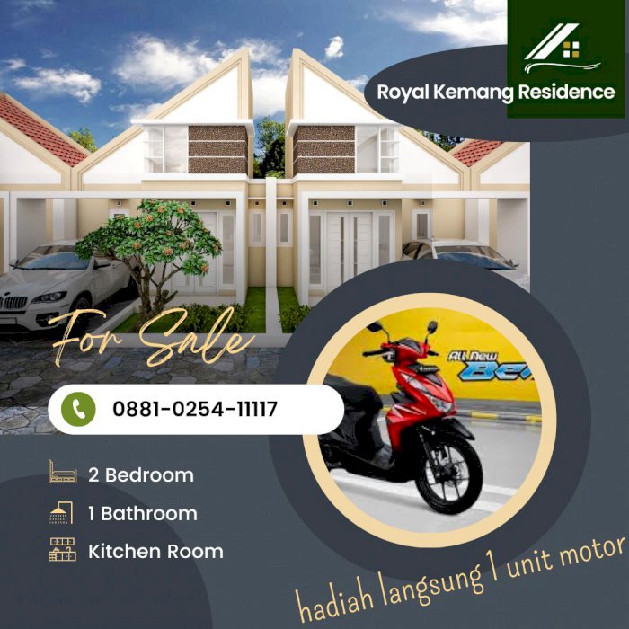 [Murah] rumah cluster cashback 30jt free biaya2 dp.0% dekat bogor kota