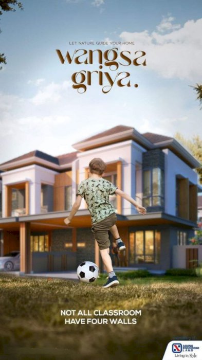 Rumah Modern Minimalis 2 Lantai Untuk Keluarga Millenial Dekat Univ