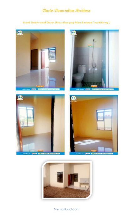 Dijual rumah cluster, di Bekasi dekat stasiun cikarang, Darussalam