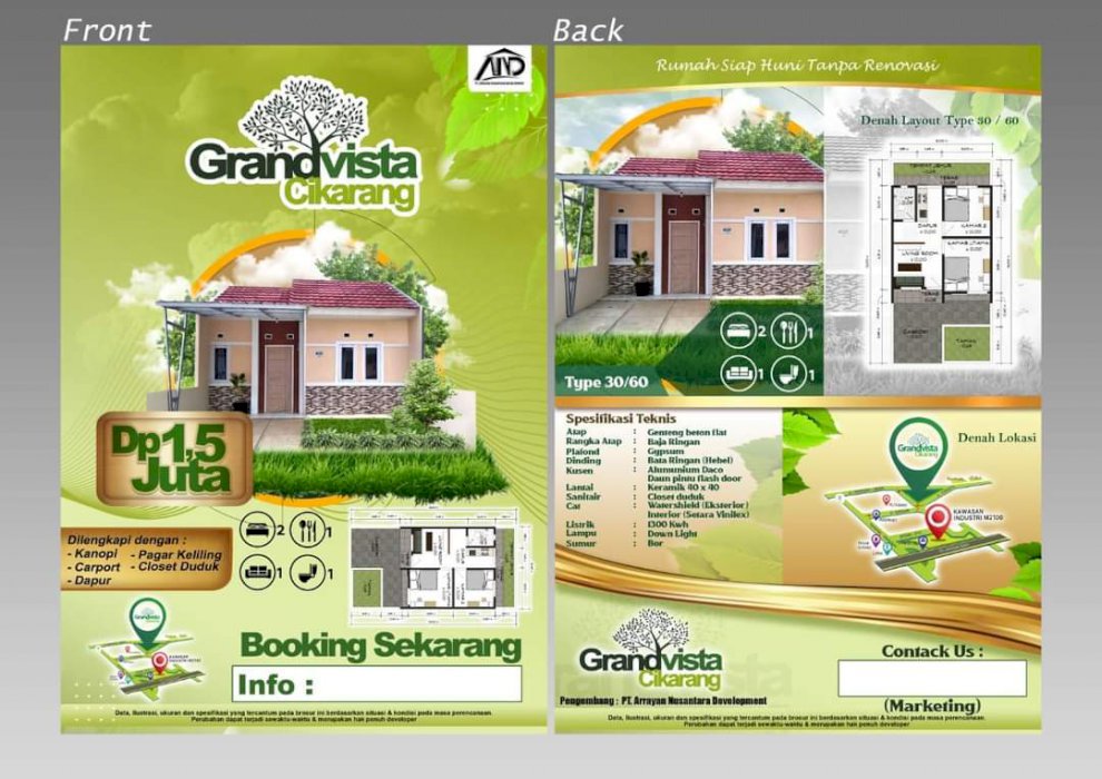 Rumah subsidi murah di kab bekasi