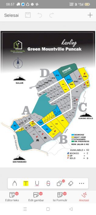 Jual tanah ,Megamendung ,Cisarua ,puncak bogor