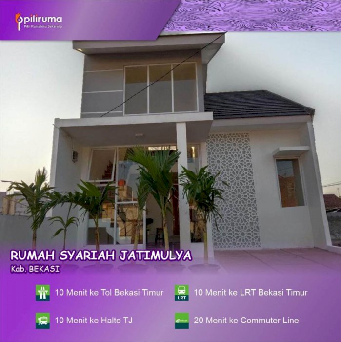 Rumah 2Lt Ekslusif Kekinian Dekat Jakarta di Bekasi Cocok untuk WFH