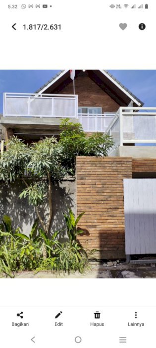 DI JUAL RUMAH VILLA CANTIK DI CEKOMARIA DENPASAR BALI