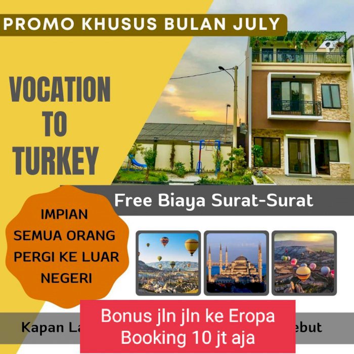 Rumah 3 Lantai Bebas Banjir Selangkah Pintu Tol Jatiasih Bekasi