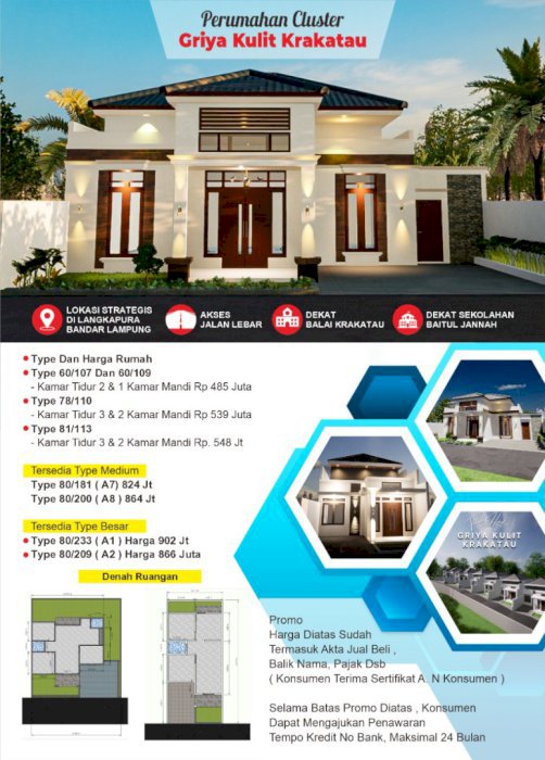 Perumahan minimalis mewah dan elegant